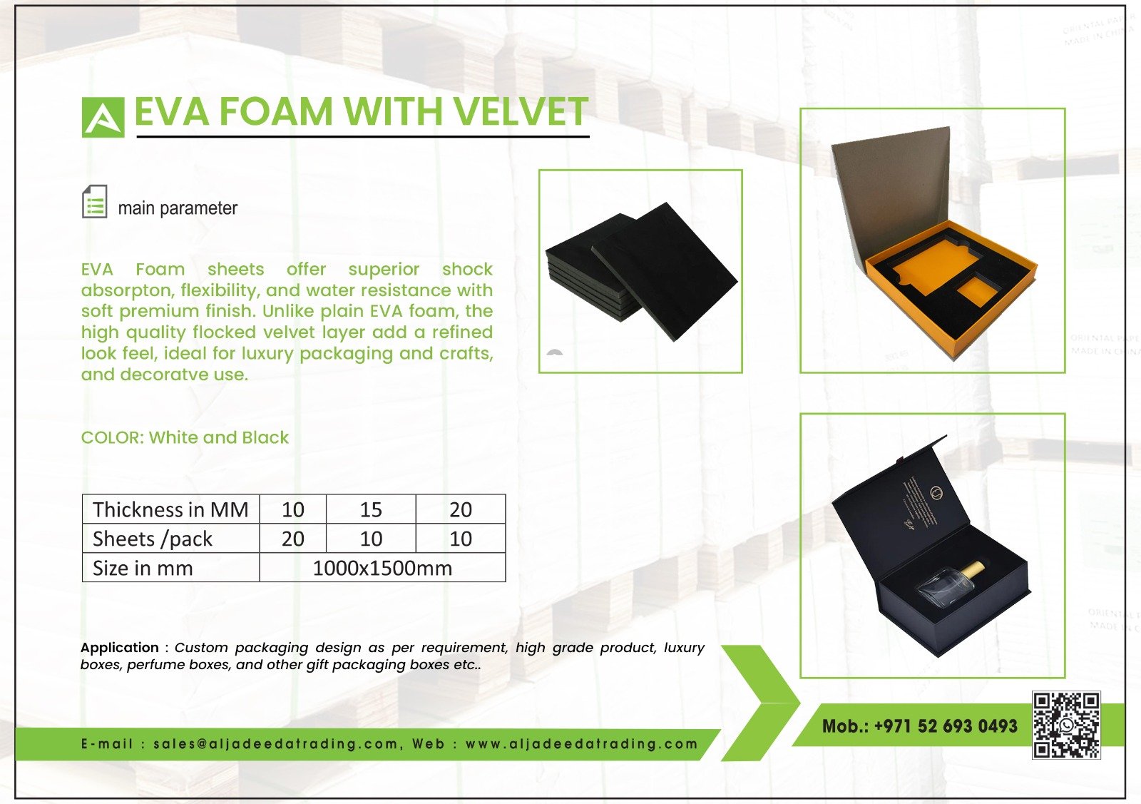 EVA Foam with Velvet